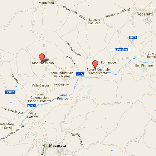 localizzazione delle sedi scolastiche